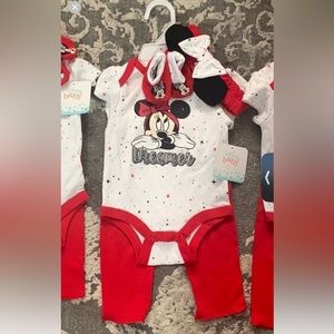 NWT 0-3 months Disney Minnie Mouse outfit.
